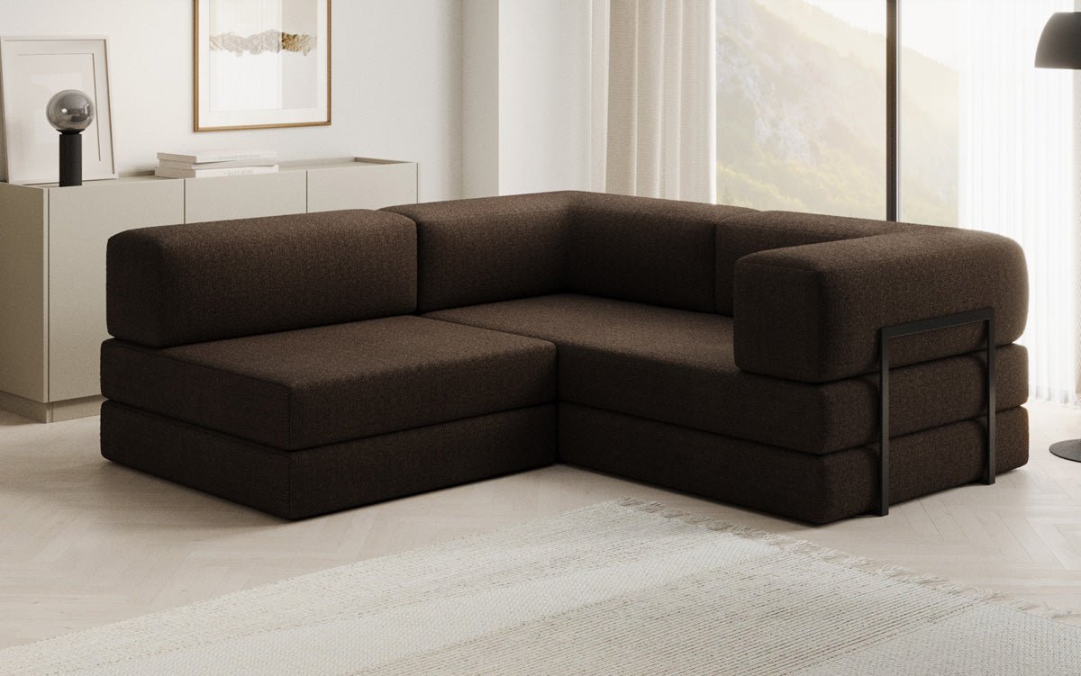 Dizajnová pohovka Lazy L Mini v bouclé