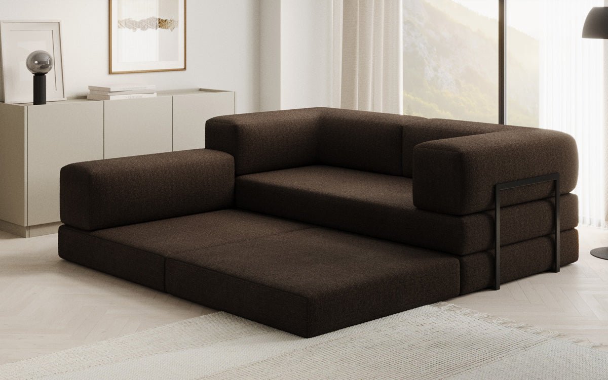 Dizajnová pohovka Lazy L Mini v bouclé