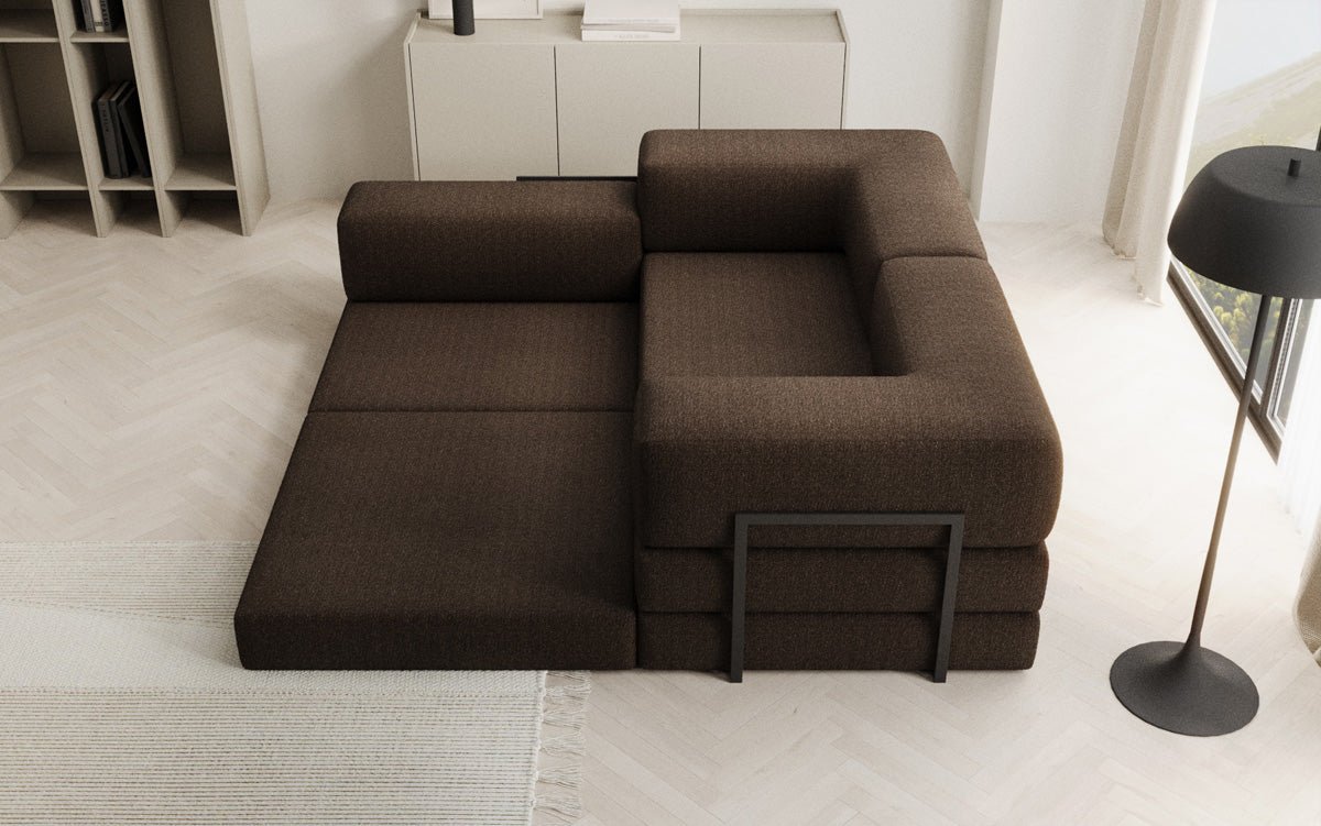 Dizajnová pohovka Lazy L Mini v bouclé