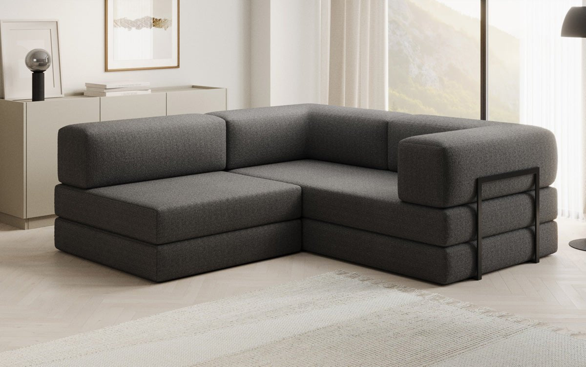 Dizajnová pohovka Lazy L Mini v bouclé