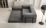 Designer Sofa Lazy L Mini in Bouclé