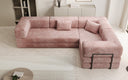 Designer Sofa Lazy L geschlossen in Cord