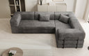 Designer Sofa Lazy L geschlossen in Cord