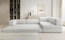 Designer Sofa Lazy L in Bouclé