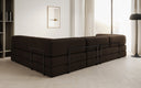Designer Sofa Lazy L in Bouclé