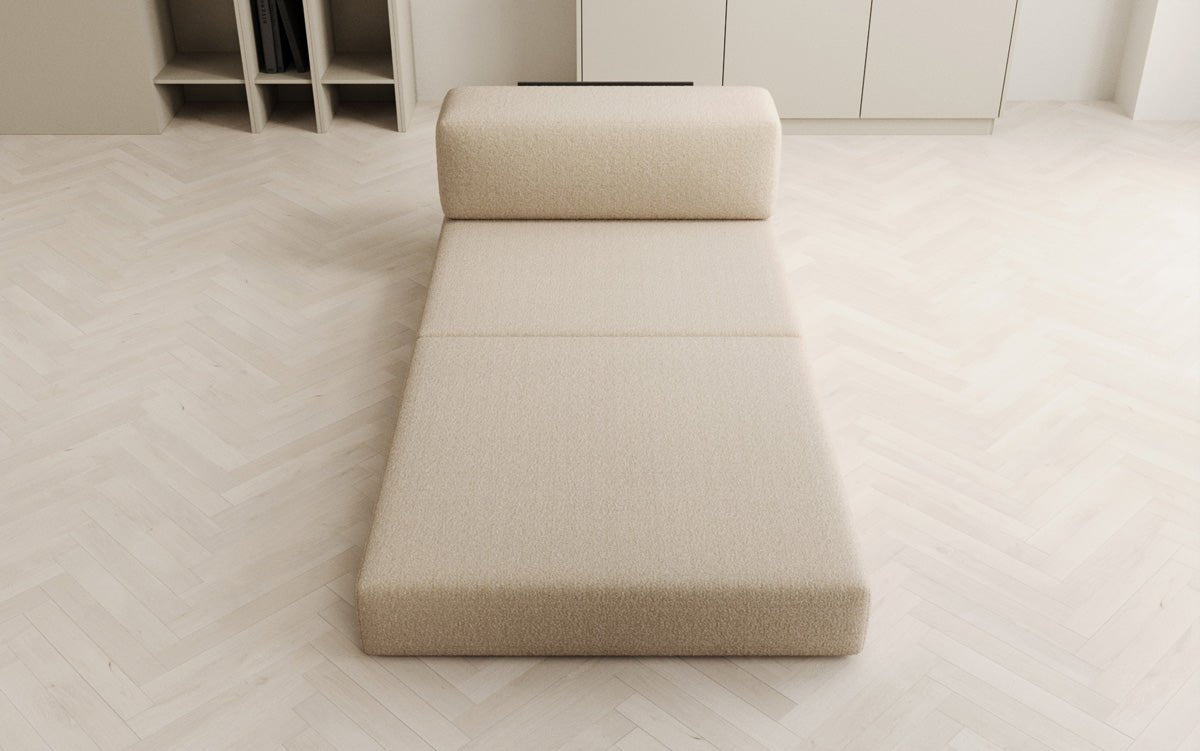 Dizajnová pohovka stredný modul Lazy v bouclé