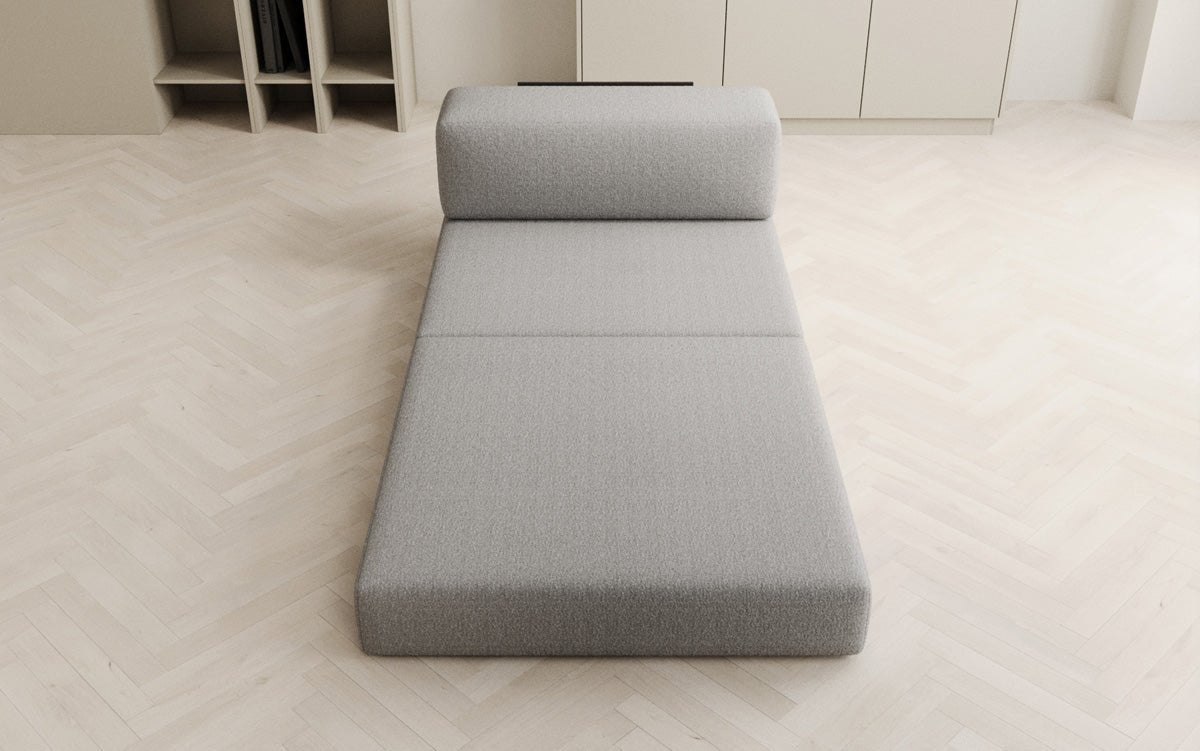 Dizajnová pohovka stredný modul Lazy v bouclé