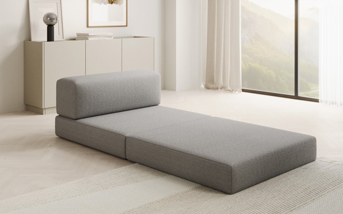 Dizajnová pohovka stredný modul Lazy v bouclé