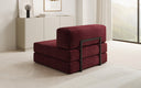 Designer Sofa Mittelmodul Lazy in Samt
