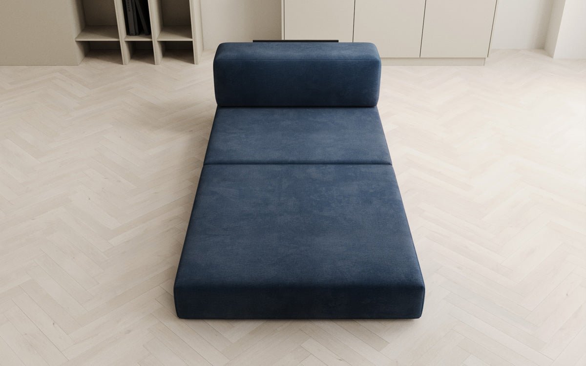 Designer Sofa Mittelmodul Lazy in Samt