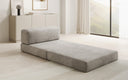 Designer Sofa Mittelmodul Lazy in Samt