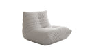 Designer Sofa-Sessel Calmo in Echtleder