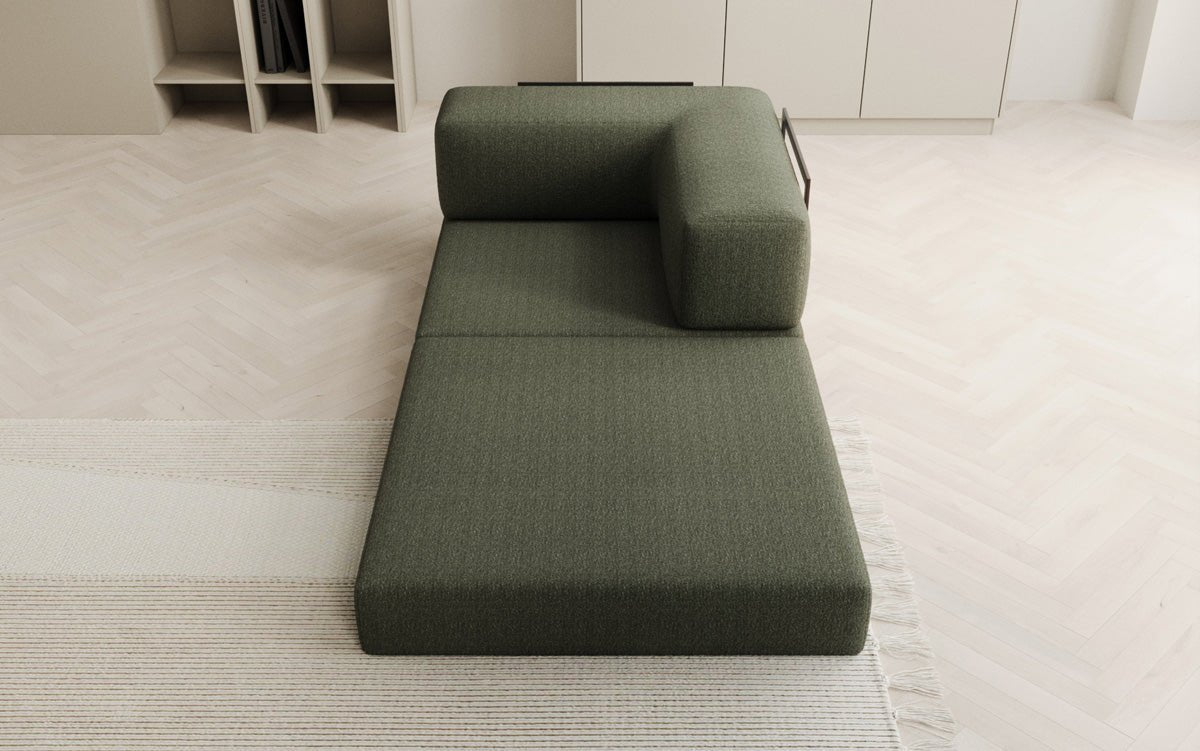 Dizajnové kreslo Lazy v bouclé