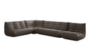 Designer Ecksofa Wohnlandschaft Calmo in Echtleder
