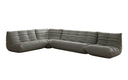 Designer Ecksofa Wohnlandschaft Calmo in Echtleder