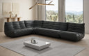 Designer Ecksofa Wohnlandschaft Calmo in Echtleder