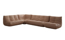 Designer Ecksofa Wohnlandschaft Calmo in Echtleder