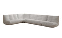 Designer Ecksofa Wohnlandschaft Calmo in Echtleder