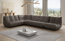 Designer Ecksofa Wohnlandschaft Calmo in Echtleder