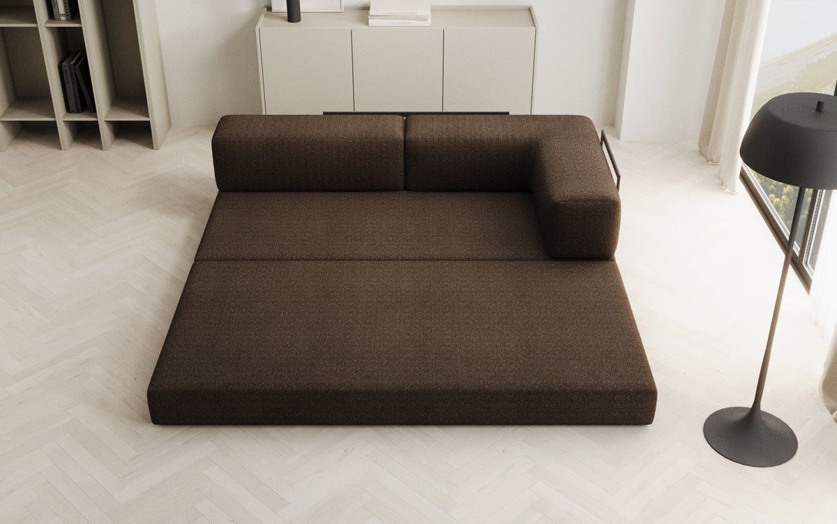 Dizajnová pohovka/leňoška Lazy v bouclé