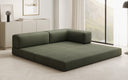 Designer Sofa/Chaise Longue Lazy in Bouclé