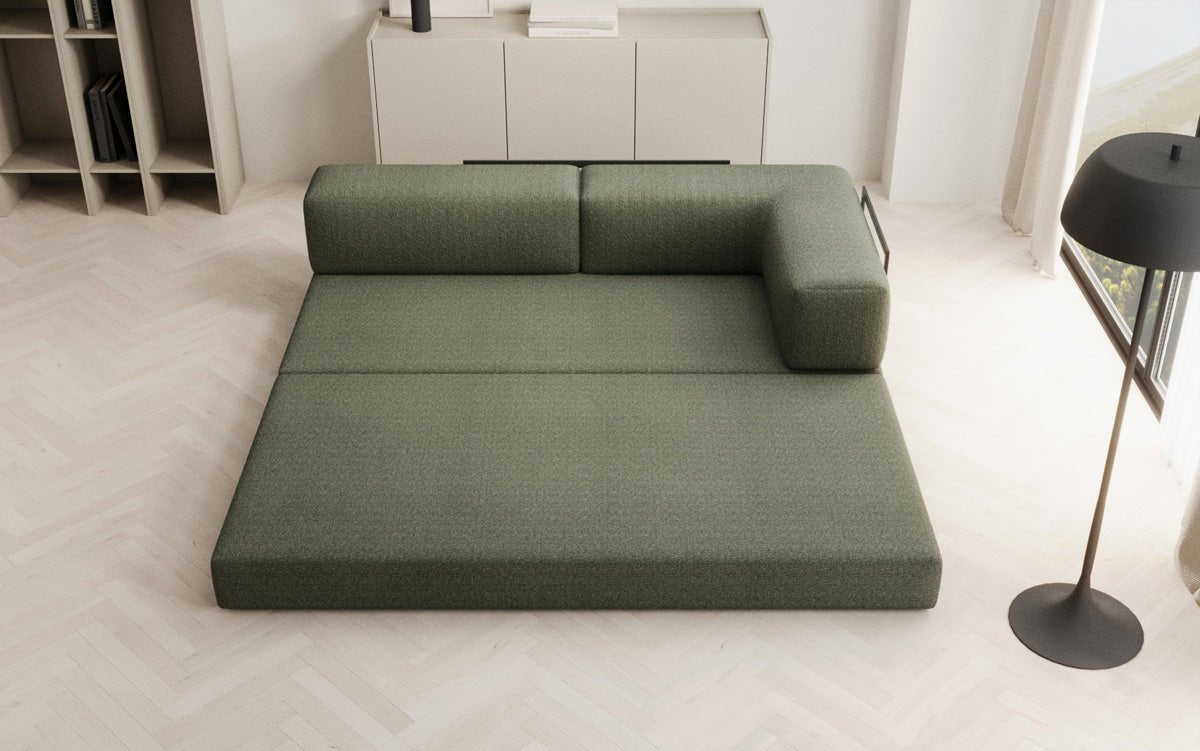 Dizajnová pohovka/leňoška Lazy v bouclé