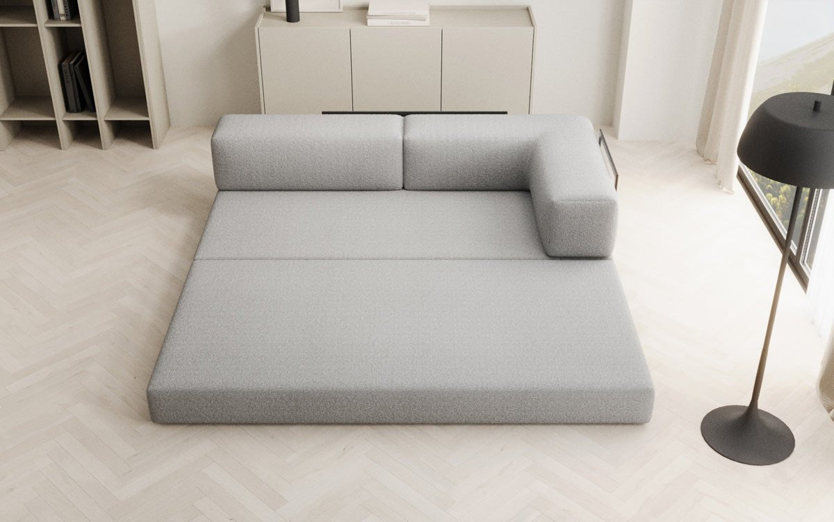 Dizajnová pohovka/leňoška Lazy v bouclé