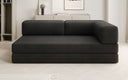 Designer Sofa/Chaise Longue Lazy in Bouclé