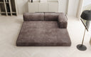Designer Sofa/Chaise Longue Lazy in Cord
