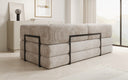 Designer Sofa/Chaise Longue Lazy in Cord