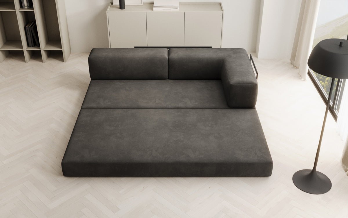 Dizajnová pohovka/leňoška Lazy v semiši