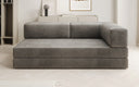 Designer Sofa/Chaise Longue Lazy in Samt