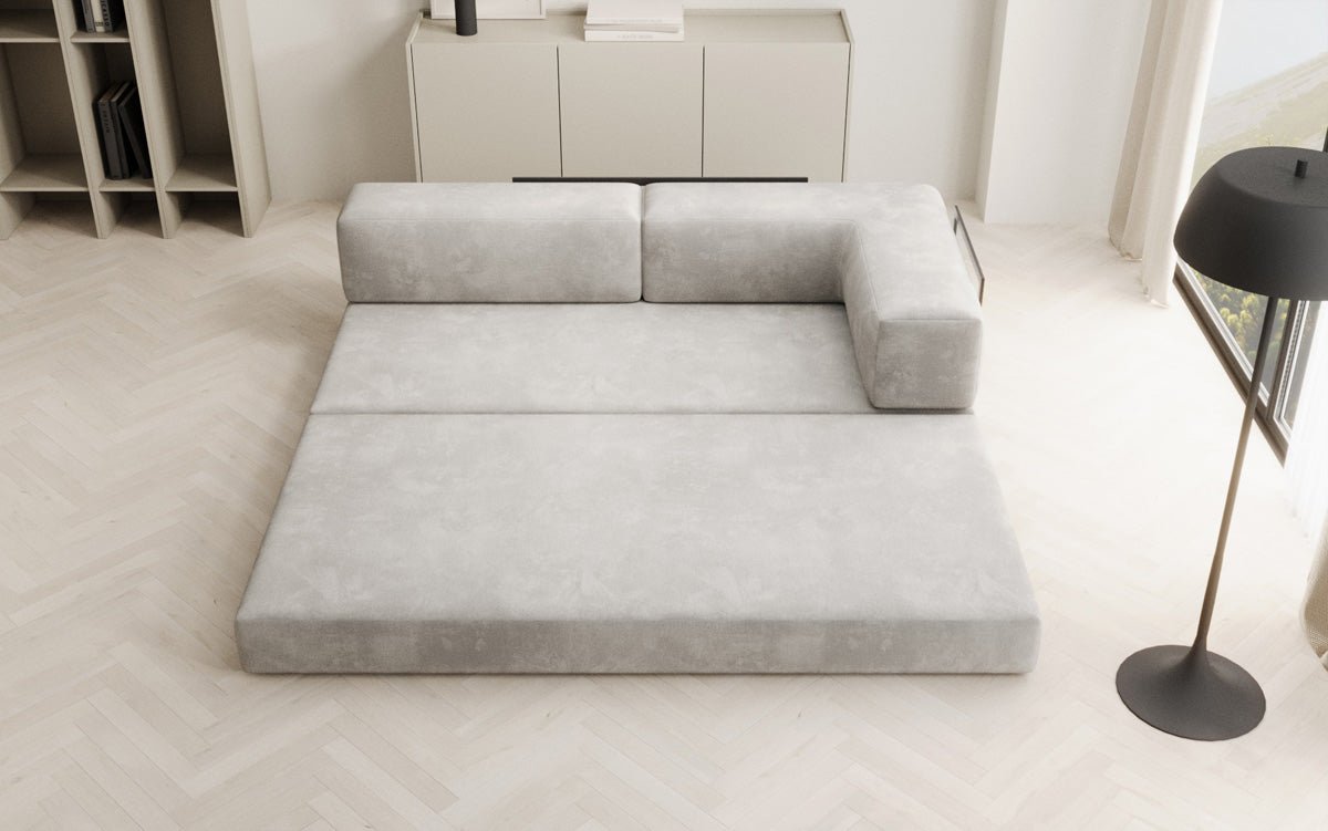 Dizajnová pohovka/leňoška Lazy v semiši