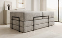 Designer Sofa/Chaise Longue Lazy in Samt