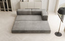 Designer Sofa/Chaise Longue Lazy in Samt