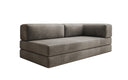 Designer Sofa/Chaise Longue Lazy in Samt