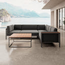 Euphoria – Ecklounge & Tisch aus Aluminium | Aevora™ Kollektion