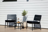 Garten-Couchtisch Dalia - Verfügbar in Schwarz und Beige/Aluminium