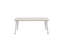 Garten Couchtisch Hannes - Aus beigem Aluminium