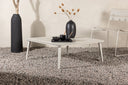 Garten Couchtisch Hannes - Aus beigem Aluminium