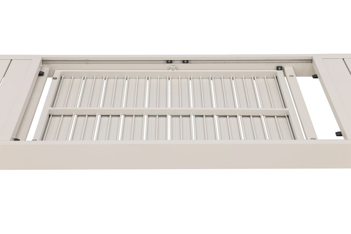 Garten Esstisch Liora - Ausziehbar von 160 auf 240 cm in Beige oder Schwarz