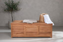 Garten Kissenbox Sorine - 46x130x70 aus Teakholz