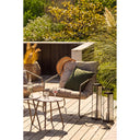 Garten Lounge Set Sandira – mit Stahlgestell in Sand und dicken Sitzpolstern