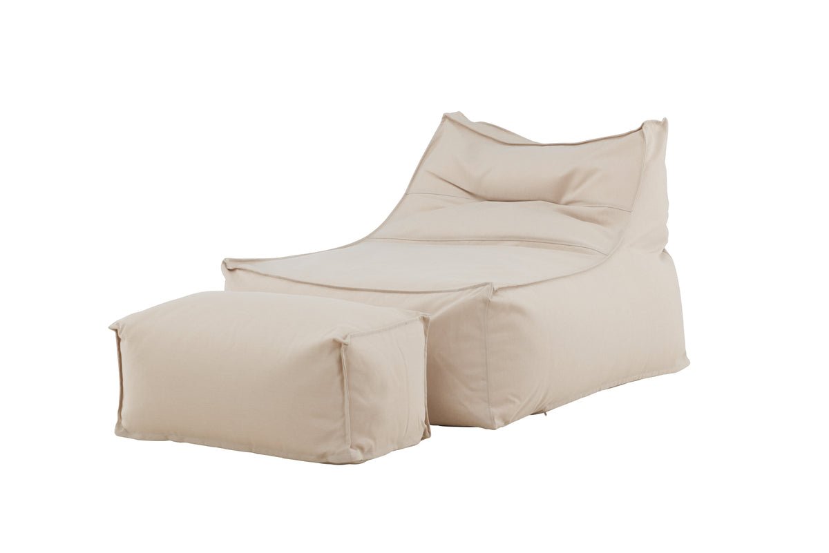 Záhradné lounge kreslo Hello Kombi - na výber v bielej/hnedej alebo béžovej farbe