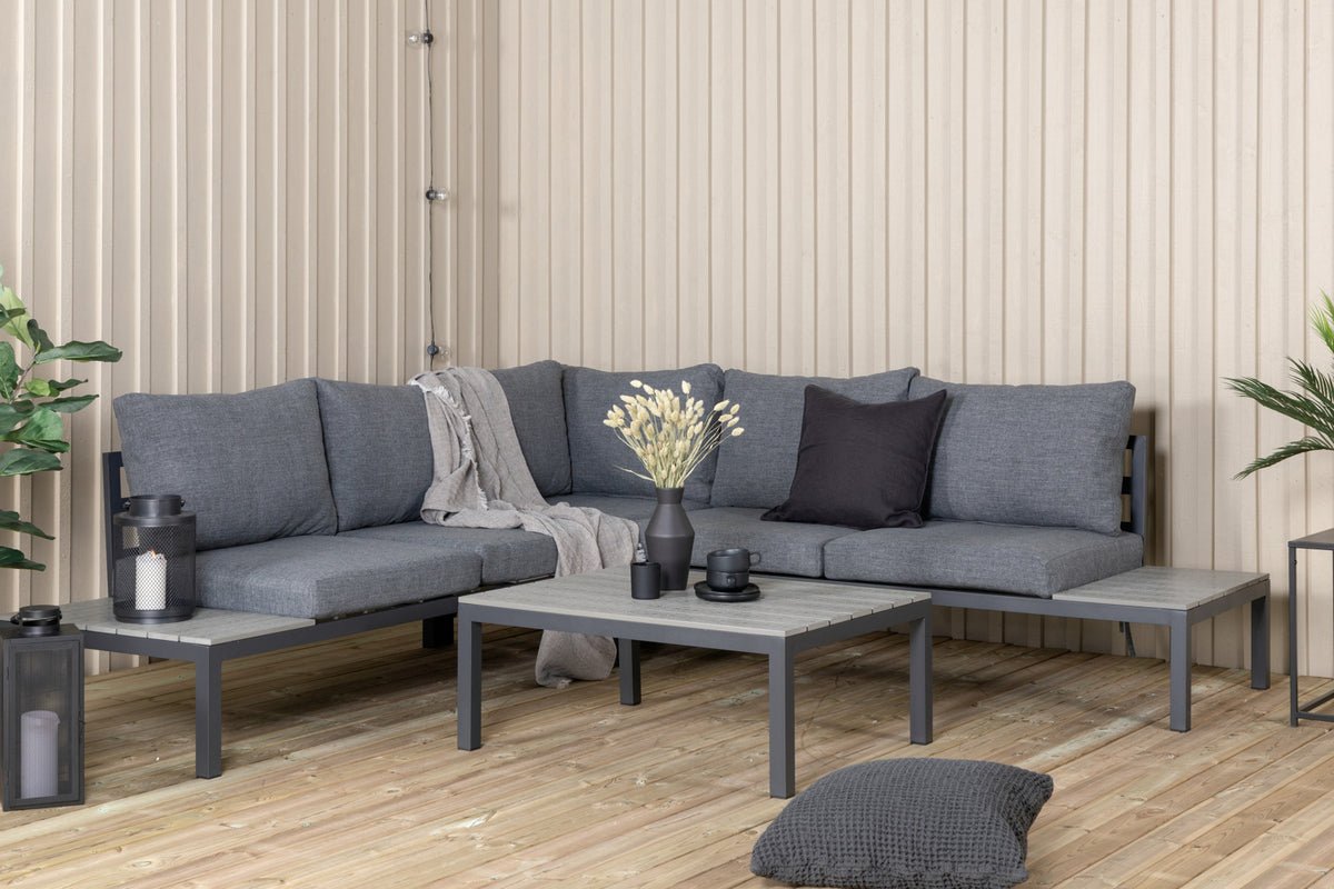 Garten Loungeset Anker – mit Ecksofa & Tisch, wetterfest