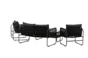 Garten Loungeset Kim - mit Rückenlehne aus Polyesterseil