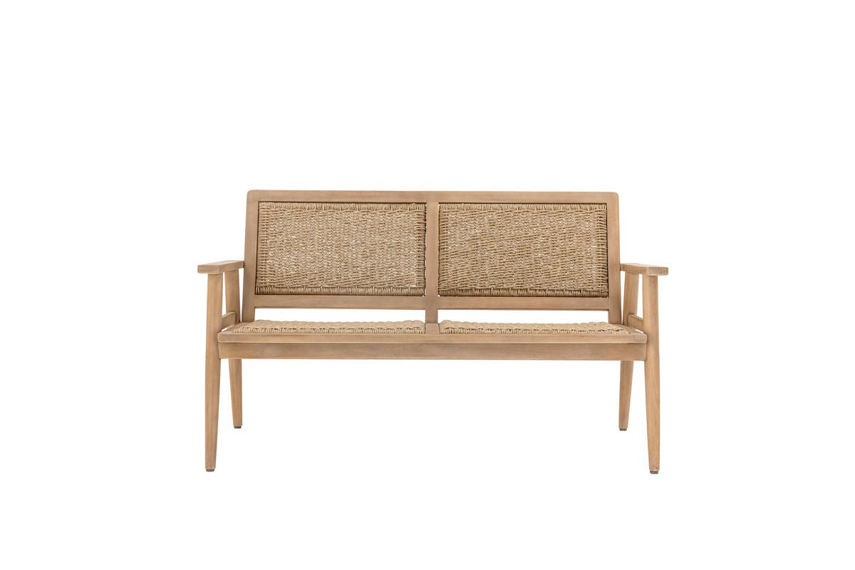 Garten-Sofa Leno – FSC®-Akazienholz mit Polyrattan