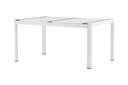 Gartentisch Nuru - Teakholz und Aluminium für Stabilität und Langlebigkeit