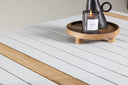 Gartentisch Nuru - Teakholz und Aluminium für Stabilität und Langlebigkeit