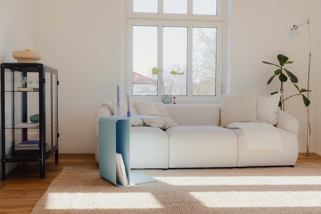 Couchtisch/Beistelltisch Cosmo – Pulverbeschichtetes Metall in modernem Design